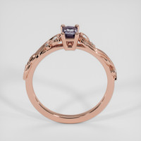 0.44 Ct. Pinkish Purple Spinel Ring, 14K Rose Gold 3