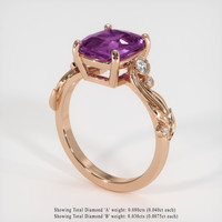 2.74 Ct. Gemstone Ring, 14K Rose Gold 2