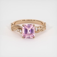 2.62 Ct. Sapphire Ring, 14K Rose Gold 1