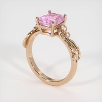 2.62 Ct. Sapphire Ring, 14K Rose Gold 2