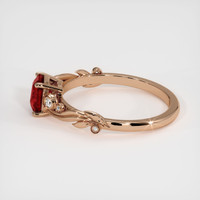 1.25 Ct. Ruby Ring, 14K Rose Gold 4