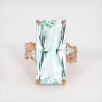 15.27 Ct. Gemstone Ring, 18K Rose Gold 1