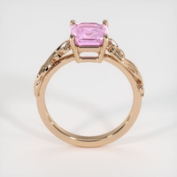 2.62 Ct. Pink Sapphire Ring, 18K Rose Gold 3