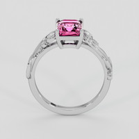1.70 Ct. Purplish Pink Rhodolite Garnet Ring, Silver 3