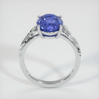 5.43 Ct. Violet Sapphire Ring, 10K White Gold 3