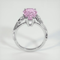5.57 Ct. Pink Kunzite Ring, 10K White Gold 3