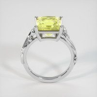 4.04 Ct. Yellow Sapphire Ring, 10K White Gold 3