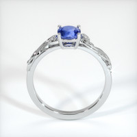 0.79 Ct. Blue Sapphire Ring, 14K White Gold 3