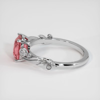 2.05 Ct. Sapphire Ring, 14K White Gold 4
