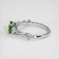 1.01 Ct. Bluish Green Sapphire Ring, 14K White Gold 4