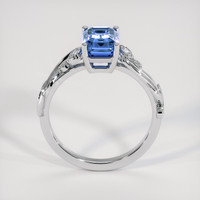 2.32 Ct. Bi Color Sapphire Ring, 14K White Gold 3