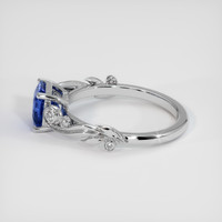 1.49 Ct. Sapphire Ring, 14K White Gold 4