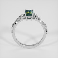 1.24 Ct. Bi Color Sapphire Ring, 14K White Gold 3