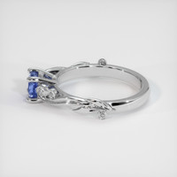 0.60 Ct. Sapphire Ring, 14K White Gold 4