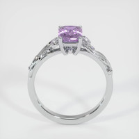 1.04 Ct. Pinkish Purple Sapphire Ring, 14K White Gold 3