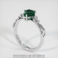 1.62 Ct. Sapphire Ring, 14K White Gold 2