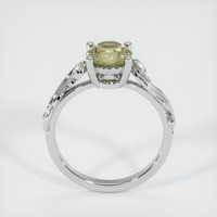1.41 Ct. Yellow Sapphire Ring, 14K White Gold 3