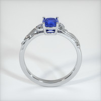1.08 Ct. Blue Sapphire Ring, 18K White Gold 3