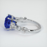 5.54 Ct. Sapphire Ring, 18K White Gold 4