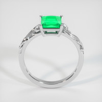 1.18 Ct. Emerald Ring, 18K White Gold 3