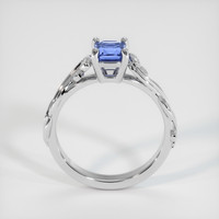 0.60 Ct. Sapphire Ring, 18K White Gold 3