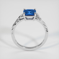 1.29 Ct. Blue Sapphire Ring, 18K White Gold 3