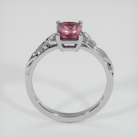 1.32 Ct. Pinkish Purple Sapphire Ring, 18K White Gold 3