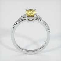 0.92 Ct. Yellow Sapphire Ring, 18K White Gold 3