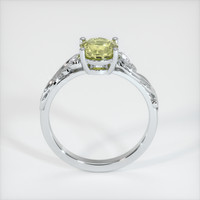 1.02 Ct. Yellow Sapphire Ring, 18K White Gold 3
