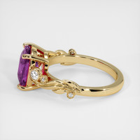 2.74 Ct. Purple Spinel Ring, 10K Yellow Gold 4