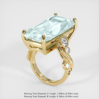 15.27 Ct. Gemstone Ring, 14K Yellow Gold 2