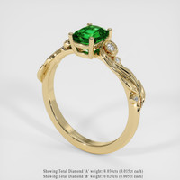 1.06 Ct. Gemstone Ring, 14K Yellow Gold 2