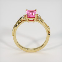 1.52 Ct. Pink Sapphire Ring, 14K Yellow Gold 3