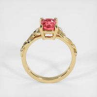 2.03 Ct. Padparadscha Sapphire Ring, 14K Yellow Gold 3