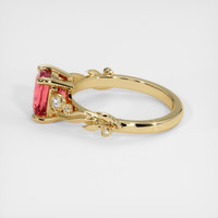 2.03 Ct. Padparadscha Sapphire Ring, 14K Yellow Gold 4