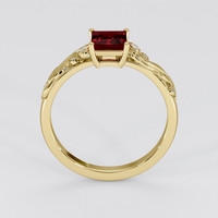 1.02 Ct. Ruby Ring, 14K Yellow Gold 3