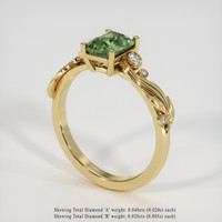 1.56 Ct. Sapphire Ring, 14K Yellow Gold 2
