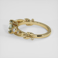 1.36 Ct. Bi Color Sapphire Ring, 14K Yellow Gold 4