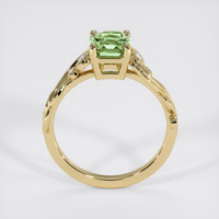 1.18 Ct. Green Sapphire Ring, 14K Yellow Gold 3
