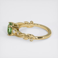 1.18 Ct. Green Sapphire Ring, 14K Yellow Gold 4