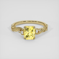 2.11 Ct. Yellow Sapphire Ring, 14K Yellow Gold 1