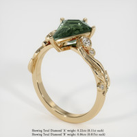 2.18 Ct. Sapphire Ring, 14K Yellow Gold 2