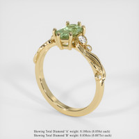 1.59 Ct. Sapphire Ring, 14K Yellow Gold 2