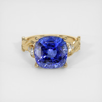 7.60 Ct. Sapphire Ring, 18K Yellow Gold 1