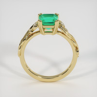 1.19 Ct. Emerald Ring, 18K Yellow Gold 3