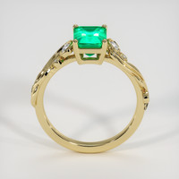 1.19 Ct. Emerald Ring, 18K Yellow Gold 3