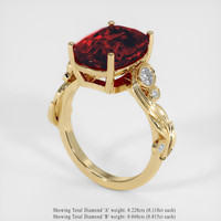 8.03 Ct. Gemstone Ring, 18K Yellow Gold 2