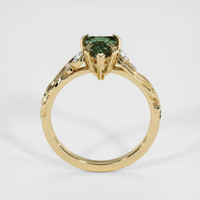1.09 Ct. Green Sapphire Ring, 18K Yellow Gold 3