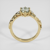 1.36 Ct. Bi Color Sapphire Ring, 18K Yellow Gold 3