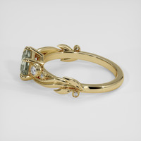 1.36 Ct. Bi Color Sapphire Ring, 18K Yellow Gold 4
